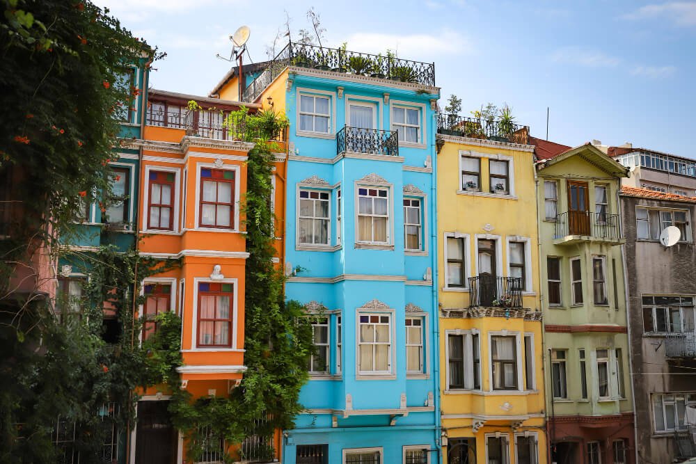 בתים צבעוניים איסטנבול
